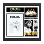 Signed + Framed Lyric Collage // The BeeGees