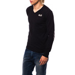 Leone V-Neck Sweater // Black (S)