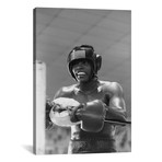 Head Gear Wearing Muhammad Ali In The Corner Between Rounds (26"W x 18"H x 0.75"D)