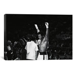 Muhammad Ali With Hands Raised (18"W x 26"H x 0.75"D)