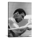Side View Of Muhammad Ali In The Corner II (26"W x 18"H x 0.75"D)