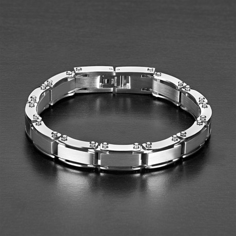 Polished Link Bracelet // Silver