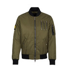 Spleen Nylon Flight Jacket // Khaki (2XL)