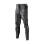 Binary Tech Fleece Pants // Black Marle (Small)