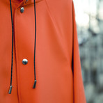 Unisex City Raincoat // Orange (L)