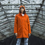 Unisex City Raincoat // Orange (L)