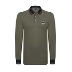 Polo Shirt Long Sleeve // Olive (XL)