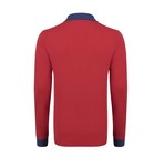 Polo Shirt Long Sleeve // Red (2XL)