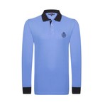 Polo Shirt Long Sleeve // Blue  (3XL)