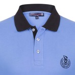 Polo Shirt Long Sleeve // Blue  (3XL)