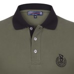 Polo Shirt Long Sleeve // Khaki  (XL)