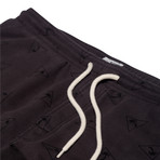 Semi Pro Fleece Short // Black (XL)