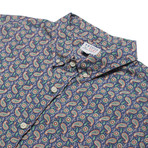 Rogers S/S Woven // Navy Paisley (XL)
