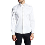 Max Slim-Fit Solid Dress Shirt // White (M)
