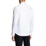 Max Slim-Fit Solid Dress Shirt // White (S)