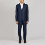 Plaid Monaco Suit // Blue (Euro: 50)