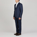 Plaid Monaco Suit // Blue (Euro: 50)