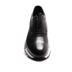 Medallion Toe Sneaker // Black Antique (Euro: 45)
