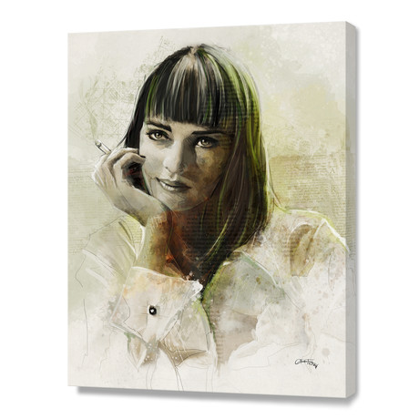 Mia Wallace (Stretched Canvas // 16"W x 20"H)