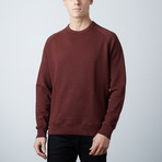 Crew Neck Sweatshirt // Burgundy (XL)