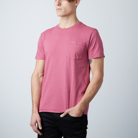 Beefy Pocket Tee // Federal + Cranberry // Pack of 2 (S)