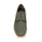Hurst Alfred Wax Canvas Oxford // Olive (US: 10.5)