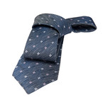 Dartmouth Abstract // Bluish Gray + Lilac + Silver