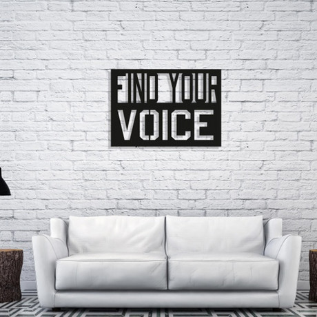 Find Your Voice (14"W x 20"H)
