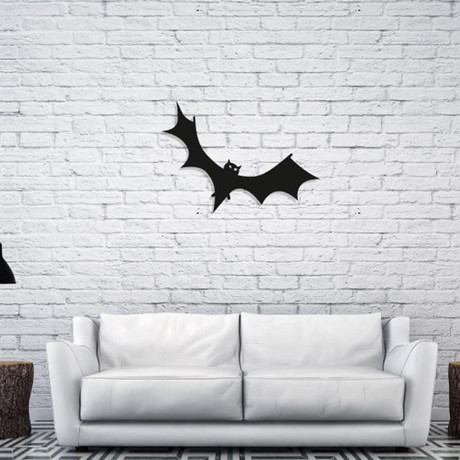 Winged Bat (14"W x 20"H x 1"D)