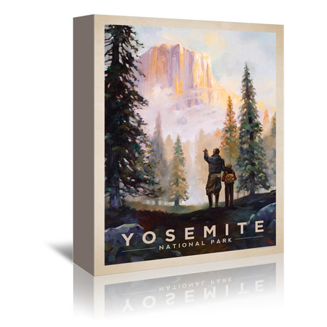 Yosemite National Park II (7.5"W x 9.5"H x 1"D)