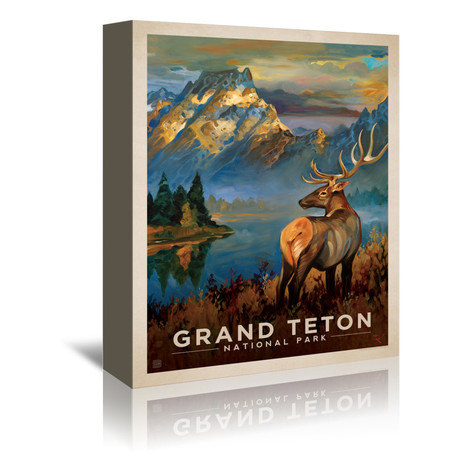 Grand Teton (7.5"W x 9.5"H x 1"D)