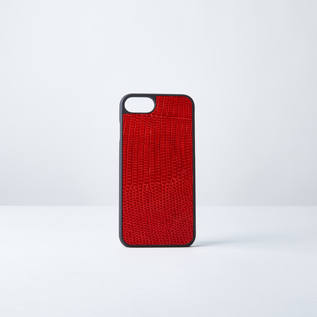 Lizard Phone Case // Red (iPhone 6/6s/7/8)