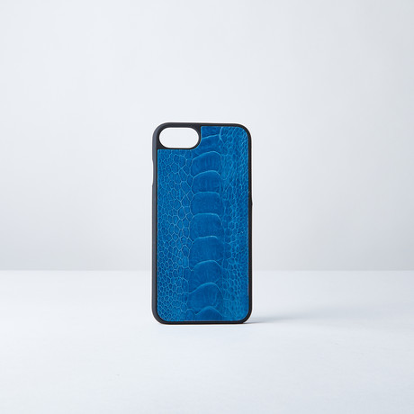 Ostrich Leg Phone Case // Blue Jean (iPhone 6/6s/7/8)