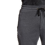 Fleece Pleated Knee Pant // Dark Gray (XL)