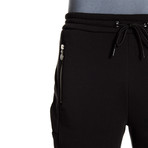 Fleece Pocket Zipper Pant // Black (M)