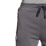 Fleece Pocket Zipper Pant // Dark Gray (L)