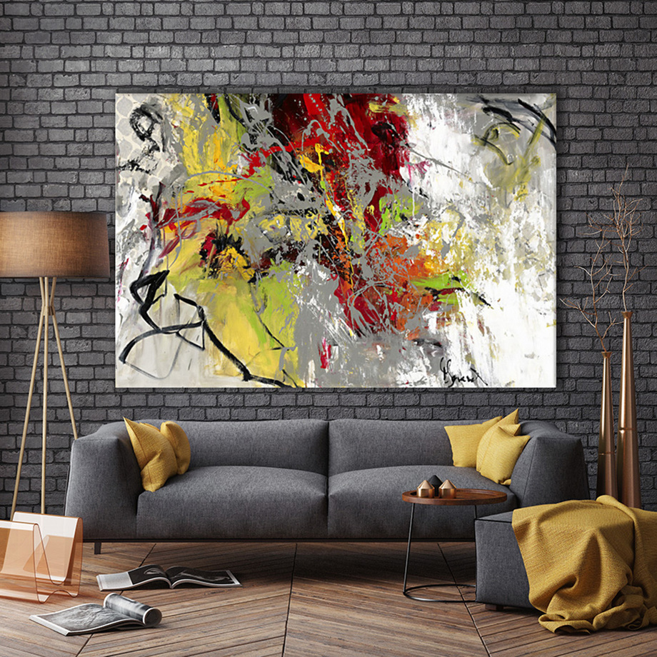 Giant Wall Art Massive Abstract Prints Touch of Modern