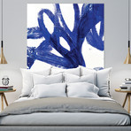 Tenderness Indigo  (54"W x 54"H x 1.25"D)