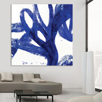 Tenderness Indigo  (54"W x 54"H x 1.25"D)