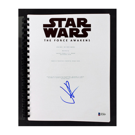 Signed Screenplay // Star Wars: The Force Awakens