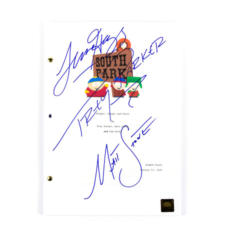 Signed Screenplay // South Park