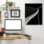 White Lines (5"W x 7"H x 1"D)