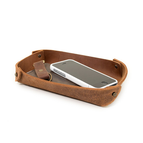 Basin Leather Catch-All