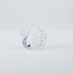 Crystal Swan Figurine + Tea Light Votive