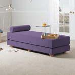 Alon // Chenille Daybed + Fold-Out // Queen (Plum)