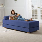 Alon // Chenille Daybed + Fold-Out // Queen (Plum)