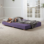 Alon // Chenille Daybed + Fold-Out // Queen (Plum)