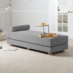 Alon // Chenille Daybed + Fold-Out // Queen (Plum)