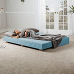 Alon // Chenille Daybed + Fold-Out // Queen (Plum)