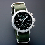 Peregrine Squadron Pilot Chronograph Quartz // Limited Edition // PSA-CH-SB-2G // Unworn